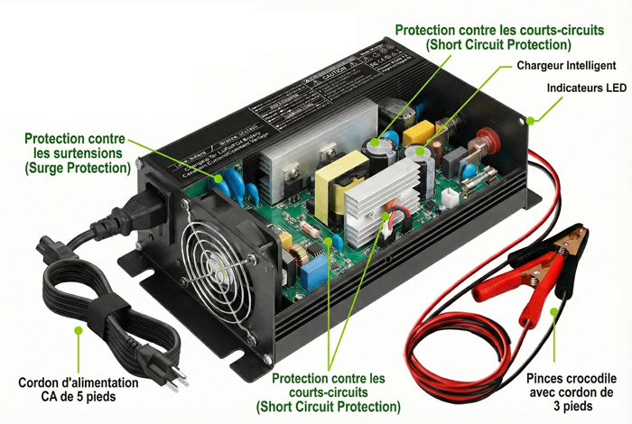 chargeur batterie lifepo4