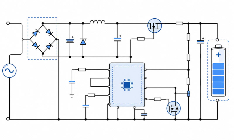 Schéma de chargeur pour batterie Li-ion