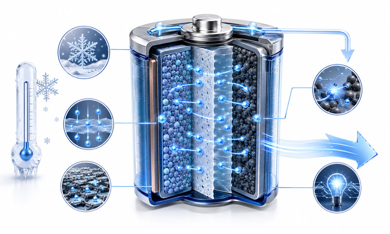 Comment fonctionne une batterie basse température