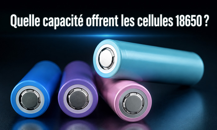 Quelle capacité offrent les cellules 18650 ?