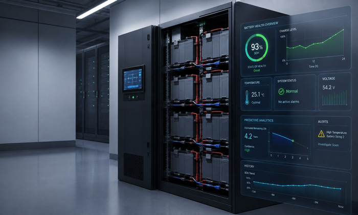 Surveillance de l’état de santé des batteries dans les systèmes UPS modernes