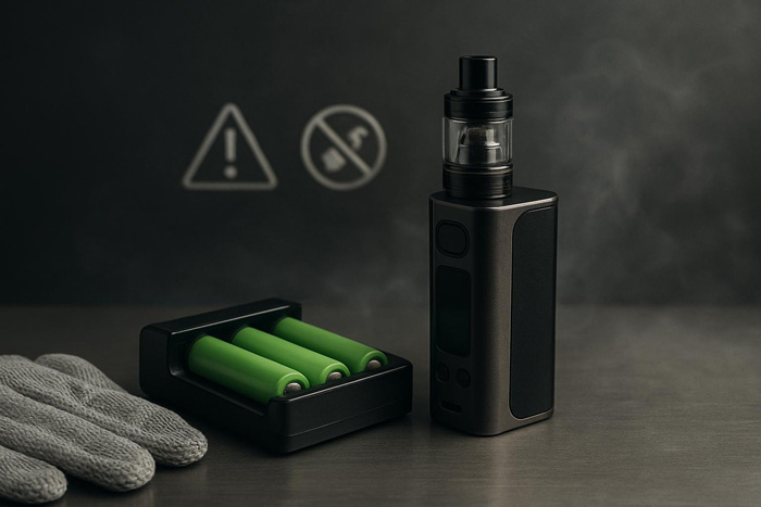 Quelles précautions prendre avec les batteries pour cigarettes électroniques ?