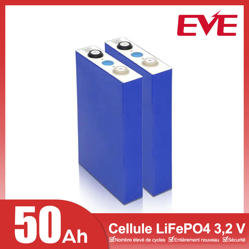 Cellules LiFePO4 EVE LF50K 50Ah 3,2V