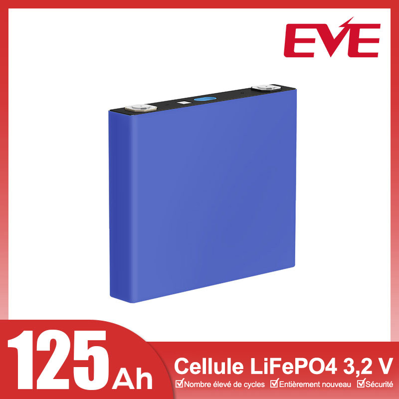 Cellules LiFePO4 EVE LF125P 125Ah 3,2V