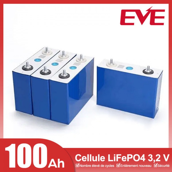 Cellules LiFePO4 EVE LF100LA 100Ah 3,2V