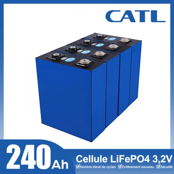 Cellule LiFePO4 CATL 3,2 V 240 Ah