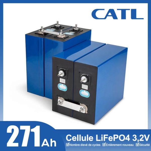 Cellule LiFePO4 CATL 3,2 V 271 Ah