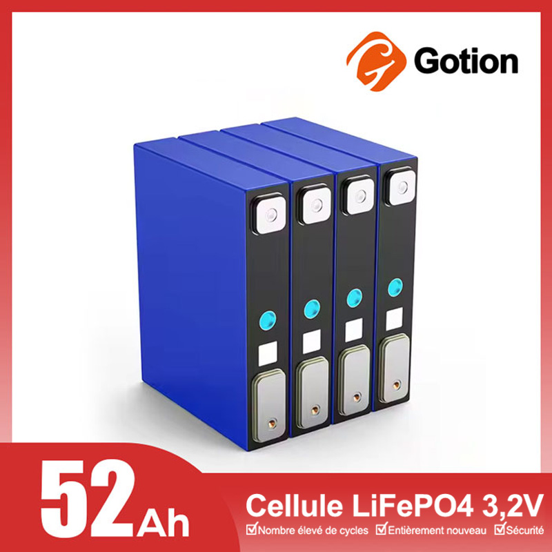 Cellule batterie LiFePO4 Gotion 3,2 V 52 Ah