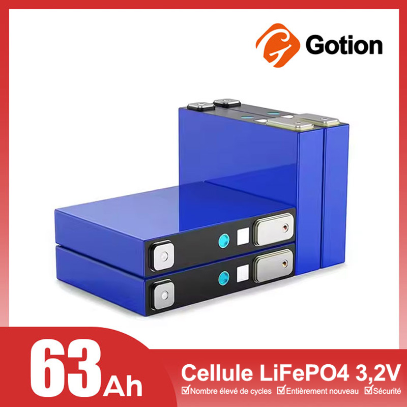 Cellule batterie LiFePO4 Gotion 3,2 V 63 Ah