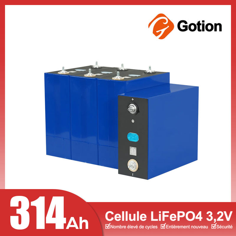 Cellule batterie LiFePO4 Gotion 3,2 V 314 Ah