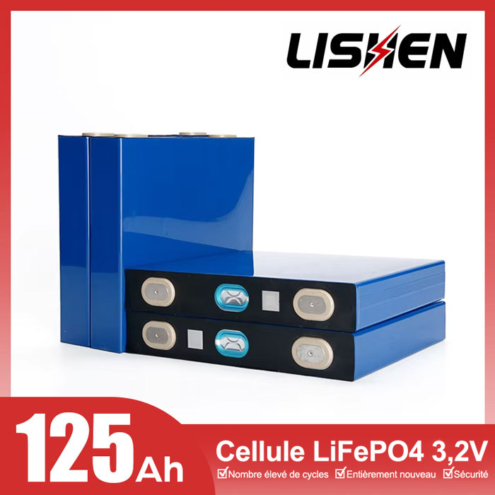 Cellule LiFePO4 Lishen 3,2 V 125 Ah