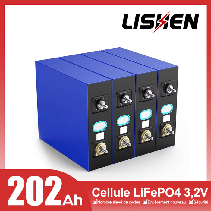 Cellule LiFePO4 Lishen 3,2 V 202 Ah