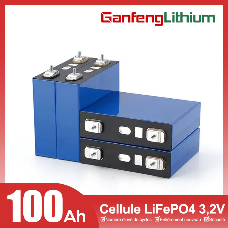 Cellule prismatique LiFePO4 Ganfeng Lithium 3,2 V 100 Ah