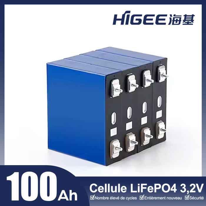 Cellule LiFePO4 Higee LFP48173150E 3,2 V 100 Ah