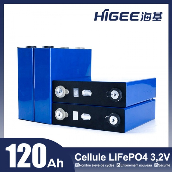 Cellule LiFePO4 Higee LFP48173170E 3,2 V 120 Ah
