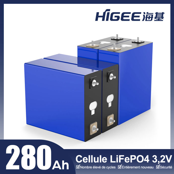 Cellule LiFePO4 Higee LFP71173207 3,2 V 280 Ah