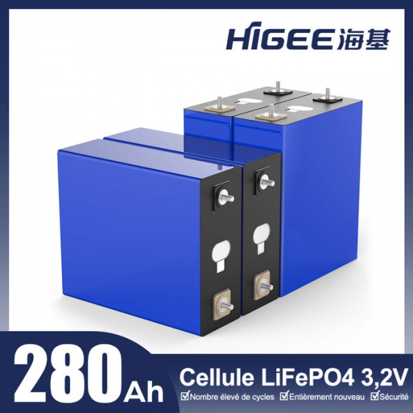 Cellule LiFePO4 Higee LFP71173207 3,2 V 280 Ah