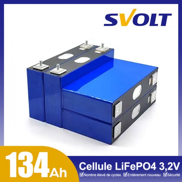 Cellule LiFePO4 Svolt 3,2 V 134 Ah