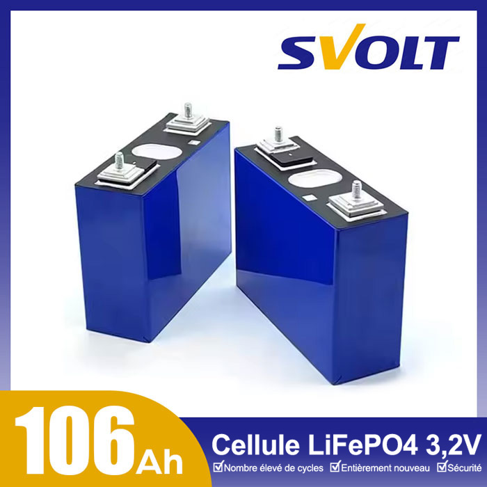 Cellule LiFePO4 Svolt 3,2 V 106 Ah