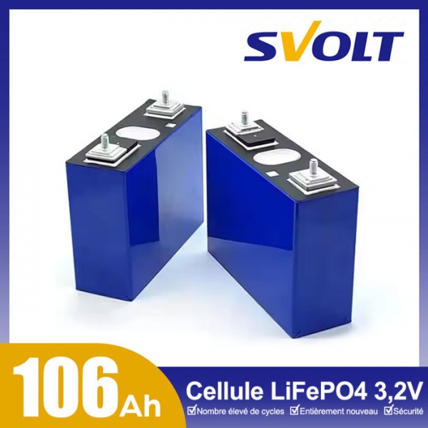 Cellule LiFePO4 Svolt 3,2 V 106 Ah