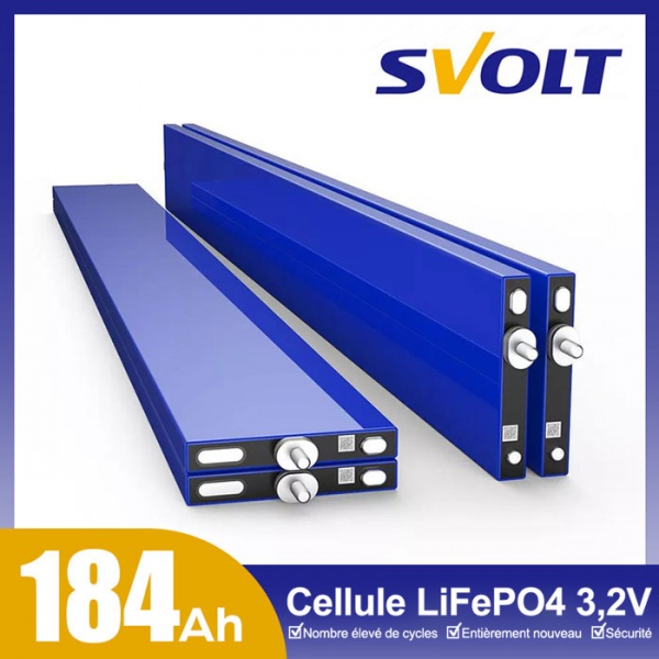 Cellule LiFePO4 Svolt 3,2 V 184 Ah