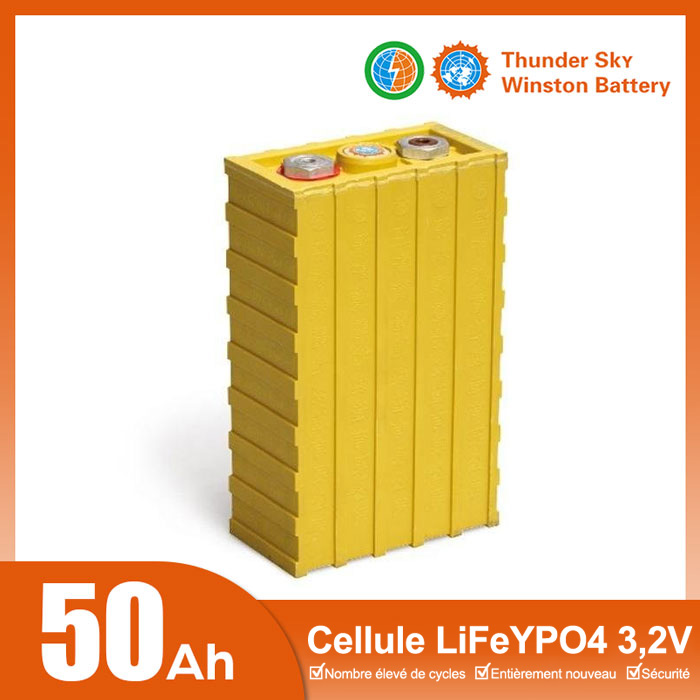 Cellule Winston LiFeYPO4 TSWB-LYP50AHA 3,2 V 50 Ah