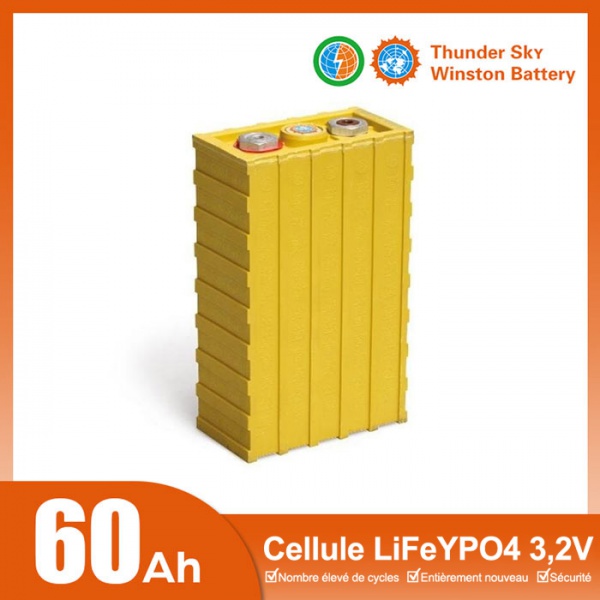 Cellule Winston LiFeYPO4 TSWB-LYP60AHA 3,2 V 60 Ah