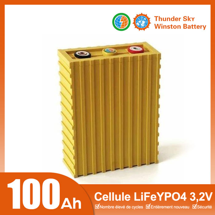 Cellule Winston LiFeYPO4 TSWB-LYP100AHA 3,2 V 100 Ah