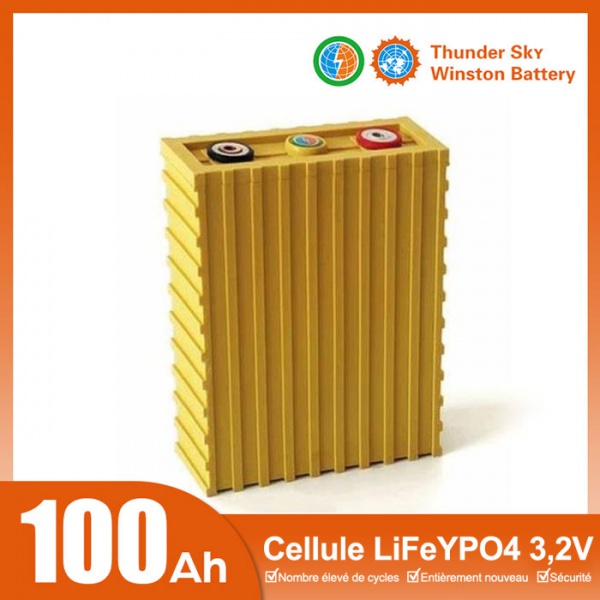 Cellule Winston LiFeYPO4 TSWB-LYP100AHA 3,2 V 100 Ah
