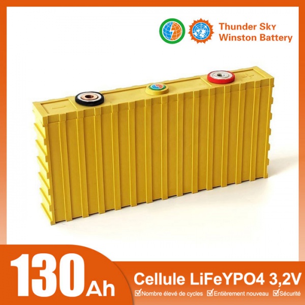 Cellule Winston LiFeYPO4 TSWB-LYP130AHA 3,2 V 130 Ah