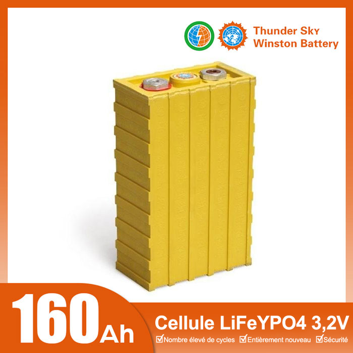 Cellule Winston LiFeYPO4 TSWB-LYP160AHA 3,2 V 160 Ah