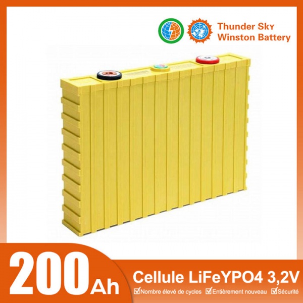 Cellule Winston LiFeYPO4 TSWB-LYP200AHA 3,2 V 200 Ah