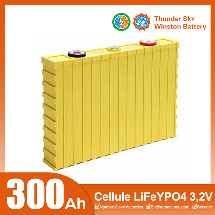 Cellule Winston LiFeYPO4 TSWB-LYP300AHA 3,2 V 300 Ah