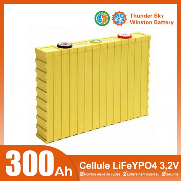 Cellule Winston LiFeYPO4 TSWB-LYP300AHA 3,2 V 300 Ah