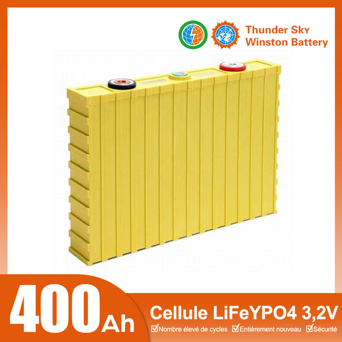 Cellule Winston LiFeYPO4 TSWB-LYP400AHA 3,2 V 400 Ah