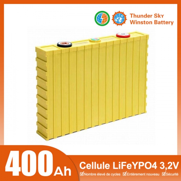 Cellule Winston LiFeYPO4 TSWB-LYP400AHA 3,2 V 400 Ah