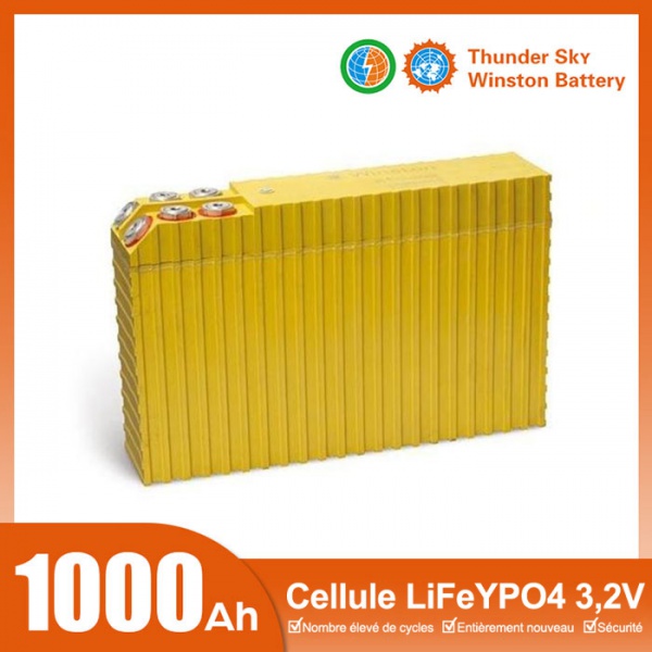 Cellule Winston LiFeYPO4 TSWB-LYP1000AHA 3,2 V 1000 Ah