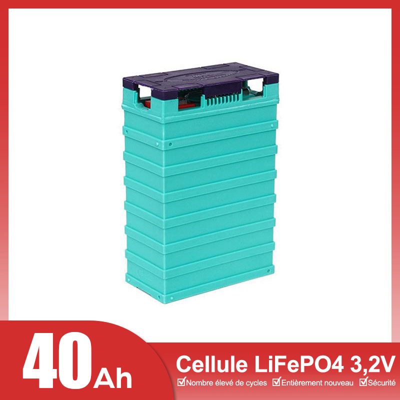 Cellules LiFePO4 GBS 3,2 V 40 Ah prismatiques