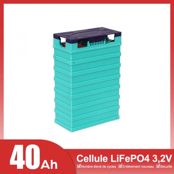 Cellules LiFePO4 GBS 3,2 V 40 Ah prismatiques