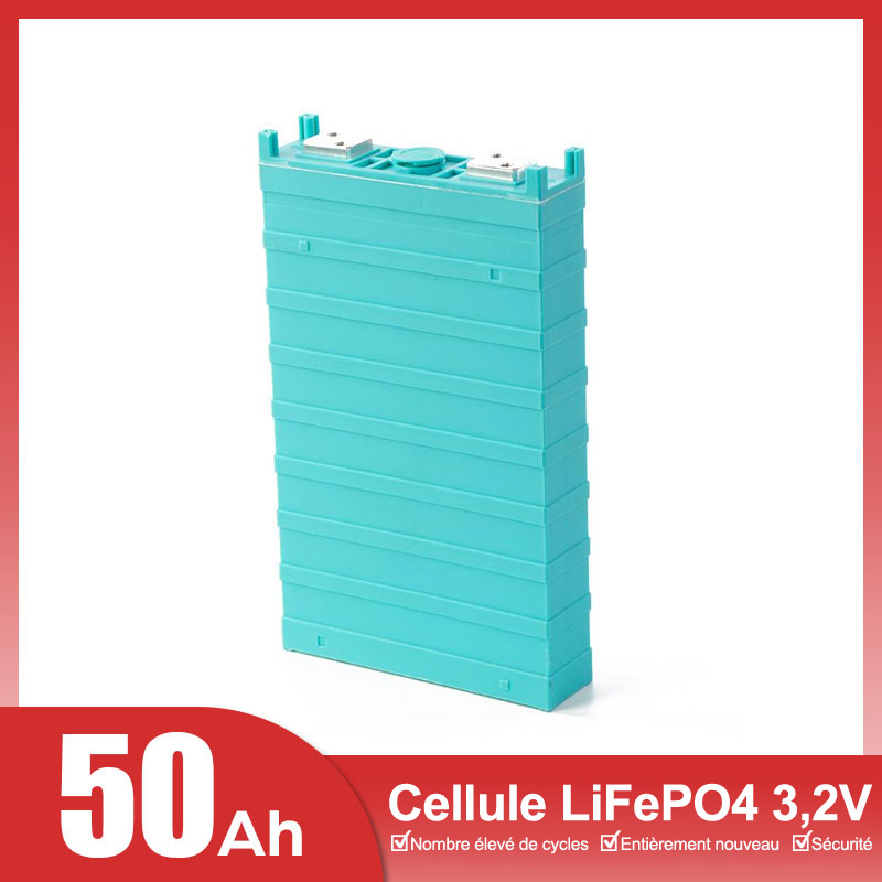 Cellules LiFePO4 GBS 3,2 V 50 Ah prismatiques