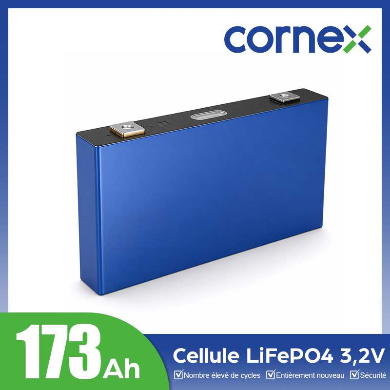 Cellule prismatique LiFePO4 CORNEX 173 Ah 3,2 V
